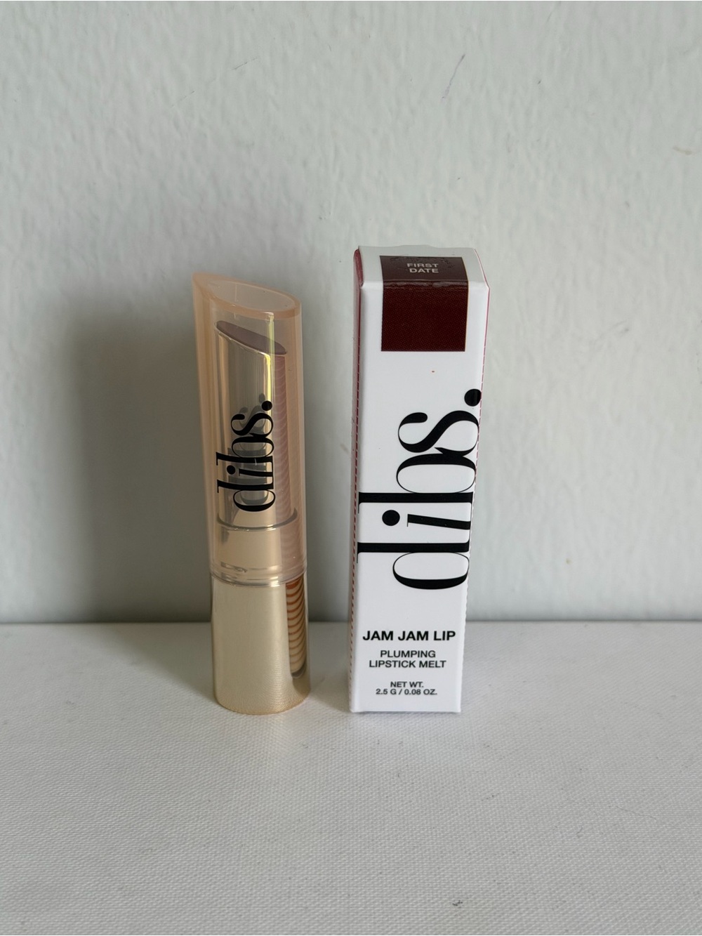 Dibs Jam Jam Lip Plumping Lipstick in First Date